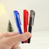 3pcs/Set 0.5mm Mini Taşınabilir Jel Kalem Siyah Mavi Kırmızı Mürekkep Ofis İmza Kalemleri Öğrenciler Okul Kawaii Kırtasiye Malzemeleri Yazıyor