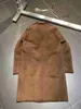 Designer Woolen Coat Long Arcterys Windbreaker Mens klädduble Faced Wool Coat For Mens Suit Collar Double Faced Woolen Brown Coat Double Breasted Coat Me Xzk1