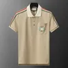 Podstawowa męska koszula polo Mężczyzn T-koszulka haft haftowe logo polo koszule letnie tshirty luksusowa marka TEE TOPS M-3xl vv*