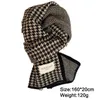 Scarves Brand Scarf Winter Outdoor Warmth Double Sided Student Cute Thickened Knitted High Quality Couple Gift