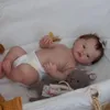 45 cm helkroppssilikon Viny Meadow Bebe Reborn Girl med rotat hår handgjorda livsliga realistiska dockleksak för barn 231227