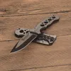 NUEVO Cuchillo plegable Boker Táctico Asistido Apertura rápida 3CR13 Hoja de punto de caída Mango de aluminio Cuchillos de apertura rápida Herramienta EDC de caza para acampar al aire libre