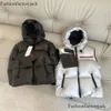Crianças Puffer Capuz de casacos moda moda no inverno HOOID