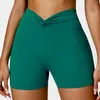 Shorts ativos bolso yoga para mulheres treino ginásio push up scrunch busport curto náilon fitness collants ciclismo activewear