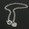 Fijn TOT 925 Sterling Zilver Liefde Ketting Bruiloft 925 Sieraden Hart Hanger Ketting Verjaardag Kerstcadeau Nieuwe Aankomst Charm269p