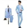 Blazerpants 2pcsset Men's Formal Blazer Jackets Coat Pants Tuxedos Wedding Slim Business Dress Suit Clothing for Man 231227