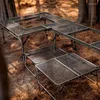 Camp Furniture Outdoor Camping Folding Table Portable Aluminum Alloy BBQ Multifunctional Picnic