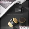 Door Catches & Closers Door Catches Closers Oom Knurled Brass Rubber Stops Bathroom Stopper Heavy Duty Floor Mount Bumper Non-Magnetic Dhvoh