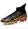 Chaussures de Football pour hommes, vente en gros, crampons de Football professionnels FG, respirantes, bottes de Football en plein air, baskets unisexes, livraison directe