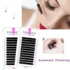 TDANCE 5 MAKTER/LOT Lätt fläkt Bloom False Eyelash Extension Austomatisk blommande snabb självskapande volym fransar Makeup Eye Lash 231227