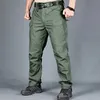 Pantalones de carga tácticos Pantalones de combate para hombres Pantalones militares del ejército Bolsillos múltiples Trabajo Senderismo Pantalones casuales para hombres Tallas grandes 6XL 231226