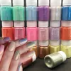 70pcs Nail Mica Pigment Powders Mirror Laser Pearlescent Chrome Pigment Manicures Dust Nail Art Glitter Powder 54 Colors 231227