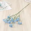 Fleurs décoratives 10pcs latex souffle de bébé toucher réel gypsophile artificielle bricolage bouquet de mariée fête de mariage décor à la maison entreprise