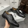 Designer Berluti Dress Chaussures en cuir Sneaker Chaussures pour hommes Chaussures en cuir en cuir à lacets à lacets Lace