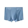 Cuecas Ar Condicionado Cueca Masculina Sem Costura Modal Confortável Malha Mid-cintura Boxers