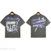 Hellstar Mens T Shirt Hommes Designer Vêtements Hommes Polo Hommes Hip Hop Avatar Imprimer Sweat-shirt à manches courtes Hellstar Shirt 402