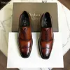Designer Berluti Dress Shoes Leather Sneaker Men's shoes Berluti Bruti Men's Business Dress Leather Shoes Fashionable and Handsome Oxford Shoes Men's Exclusive Shoes