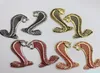 3D Mety Mustang Snake Cobra Logo Emblem Badge Decs Sticker Fender Fender Side pour Ford Mustang Shelby GT1264282