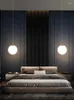 Anhängerlampen moderne Glas LED -Leuchten Nordisches Wohnzimmer Schlafzimmer Armatur