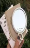 LADUREE Les Merveilleuses miroir de poche hand mirror vintage metal holder pocket cosmetics Makeup mirror with carry bag retail pa9104984