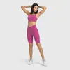 LU Hollow Sexy Back Yoga Bra Blot And Wide Gathering Shock-proof Running Sports Unterwäsche Top