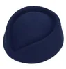 Basker setewardess hatt imitation ull filt stewardess air hostesses pillbox damer flight make cosplay baskeret capberets7160652