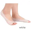 Women Socks Soft Silicone Moisturizing Gel Open Toe For Foot Care Protector Relieve Dry Cracked Peeling Heels Shoes Insole Pedicure