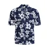 القمصان غير الرسمية للرجال 2023 الملابس الصيفية للرجال المطبوع هاواي كبير الحجم