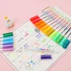 12/24 Color Acrylic Glitter Markers Paint Pens for Painting Scrapbooking DIY Craft Making Art Supplies Card Making Coloring. 231226