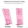 Cell Phone Cases Dual Layer Strong Bag Case for Samsung Galaxy S24 Ultra S23 FE 5G S22 Plus S21 Anti-Shock Stand Holder Cell Phone Cover