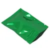 Matte Green Reclosable Zip Lock Rock Foil Package Bag Bag Bag Retail 200pcs/Lot Food Zipper Bag Tea Snacks Proof Proof Packaging MyLar Brjs