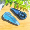 Geschenk Natuurlijke Gem Labradoriet Carving Yoga Crystal Stone Quartz Beeldje Energie Healing Home Decoratie