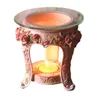 Vintage świecy róże róże aromaterapeutyczne piec pachnący olejek aromatyczny palnik domowy do dekoracji kadzidełka 9228022