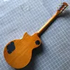 Nuovo! ! ! ! ! Chitarra elettrica standard dorata, top fiammato a corpo solido, tastiera in mogano, pickup P90