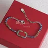 Designer Colliers en strass colorés Bracelets Sett