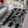 Tapetes Premium Wiccan 3Dall Over Impresso Tapete Mei Área Piso Anti-Slip Decoração de Casa Temática Sala de Estar Tapete