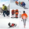 Winterhandschuhe Baumwollheizung Handwärmer Elektrische Wärmeleithandschuhe wasserdichte Snowboard -Radfahren Motorradfahrrad Ski Outdoor 231227