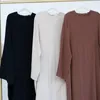 Vêtements ethniques Abayas Robe de femme musulmane Lâche Ramadan Maxi Robes longues islamiques Kaftan Abaya Femme Dubaï Turquie Muslimische
