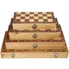 Grand échoue de pliage en bois magnétique ensemble Board de jeu feutré 39 cm * 39 cm intérieur stockage adulte kidons givards gibier de jeu de jeu 231227