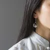 Inature 925 Sterling Silver Handmade Folk House Long Drop Earrings for Women Statement Jewelry Gift CX200628269N