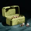 TAIMY Mini Velvet Jewellry Box for Women Armazenamento personalizado Exibição do anel de exposição de exposições para jóias 231227