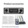 Yeni (Fabrika Doğrudan Satış) Araba MP3 Bluetooth Player 5513 Retro Stereo Multimedya Radyo Ses Çağrı Eller serbest AUX/USB/SD Kart 1din