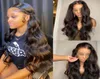 Perruque Lace Frontal Wig 360 naturelle Body Wave Hd, cheveux naturels, pre-plucked, Transparent, brésilien, pour femmes, 3880589