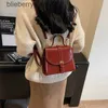 Ryggsäck stil ny mode kvinnlig dam hög kvalitet faux läder handväska ryggsäck ryggsäckar satchel tote girl woman purse packsack axlar bagblieberryeyes