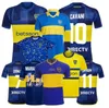 Fans de joueurs CAVANI Boca Juniors Soccer Jerseys 2023 2024 MARADONA BENEDETTO MARCOS ROJO CARLITOS TEVEZ BARCO MEDINA 20 21 22 23 24 FINAL Football Hommes Enfants Chemise