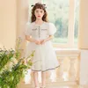 Girl Dresses Kids Girls Summer Dress Fashion Children Cute Puff Sleeve Net Yarn Princess Party Birthday Ball Gown Frocks Y232