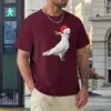 Débardeurs pour hommes plage homme T-Shirt haut d'été noël cacatoès T-Shirt vêtements mignons chemises pour hommes marque graphique coton Teeshirt