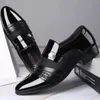 Tidigare män Shoe Pu Leather Shoes for Luxury Plus Size Party Office Business Casual Loafers Zapatos de Vestir Hombre 231227