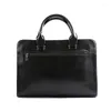 Briefcases 2023 Men's Shoulder Messenger Bag Men Business Briefcase For Laptop Computer Man's Handbag Briefase Male Bags