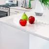 Placas de corte acrílicas Placa de corte transparente para balcão de cozinha Protetor de bancada antiderrapante 231226